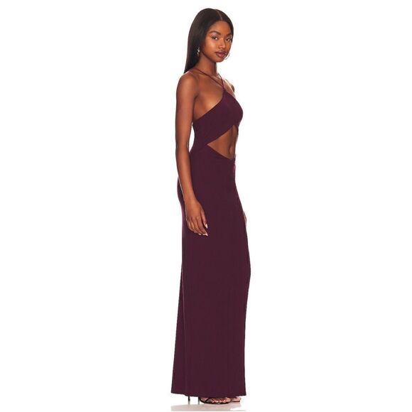 NWT Not Yours to Keep Angela Gown in Plum, Size Medium - Picture 2 of 11